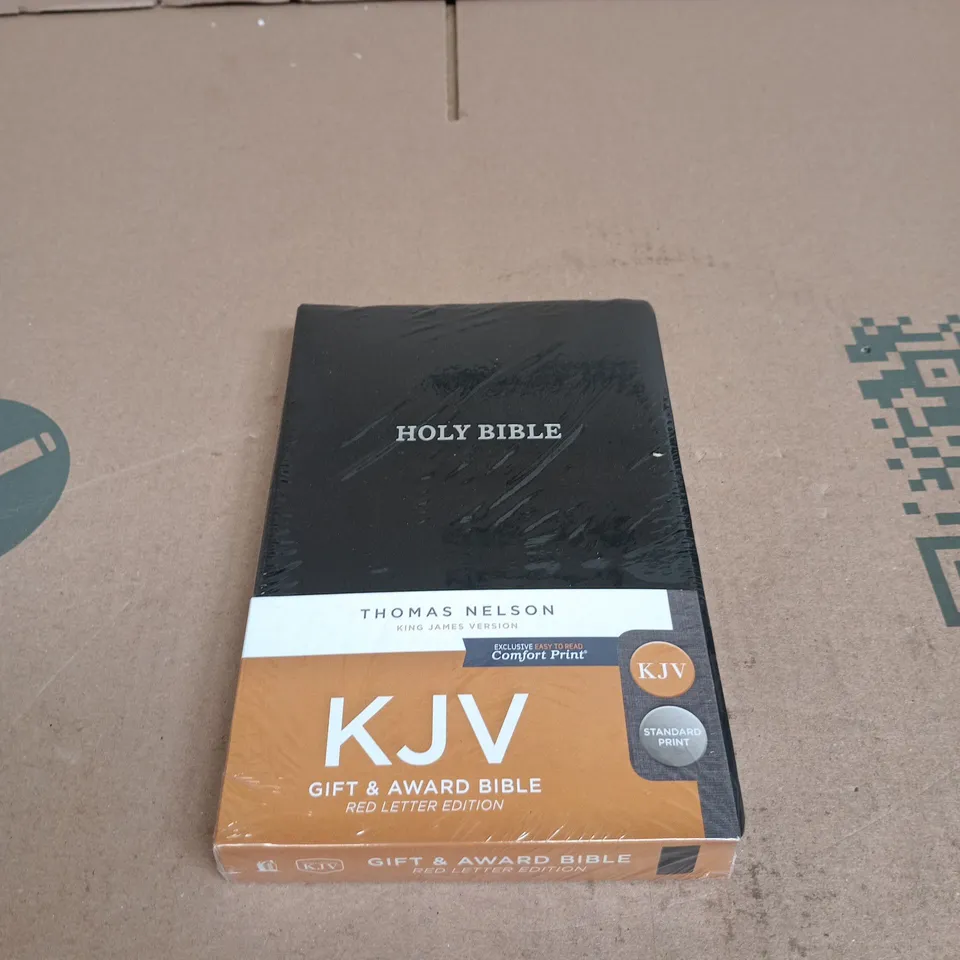 HOLY BIBLE THOMAS NELSON KING JAMES VERSION GIFT AND AWARD BIBLE RED LETTER EDITION SEALED