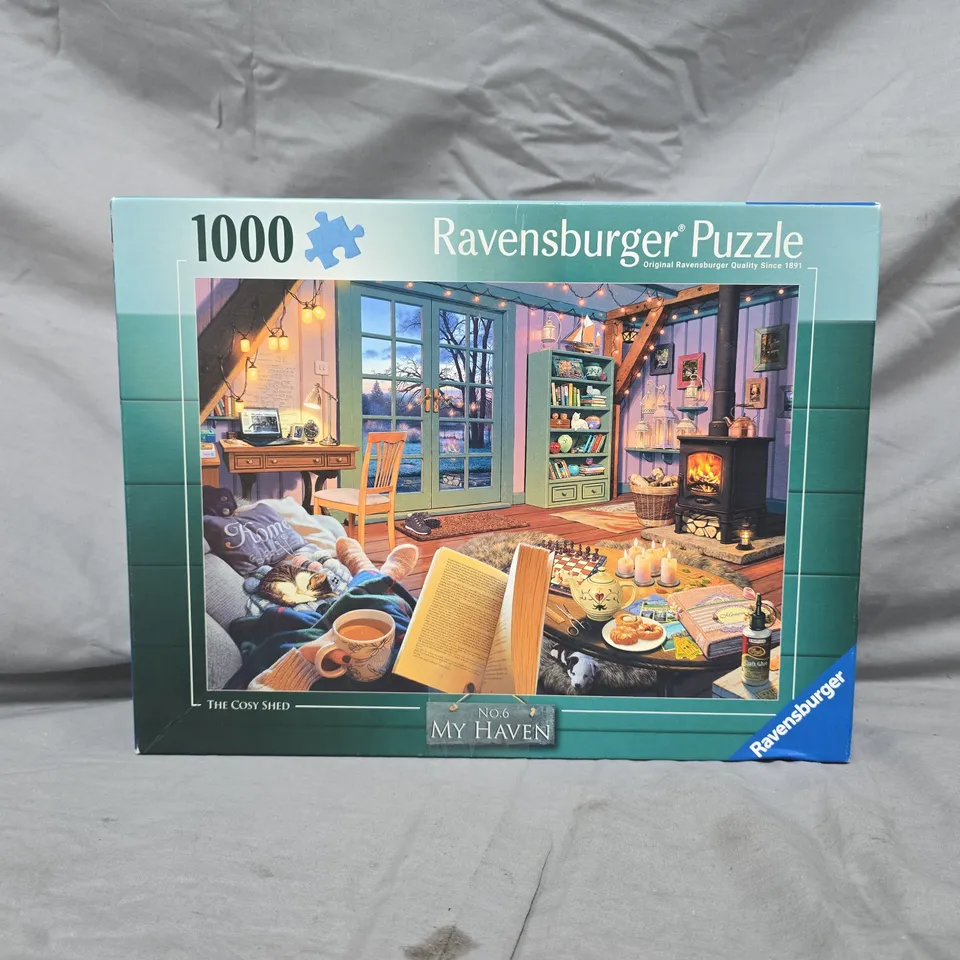 RAVENSBURGER 1000 PIECE PUZZLE - NO.6 MY HAVEN