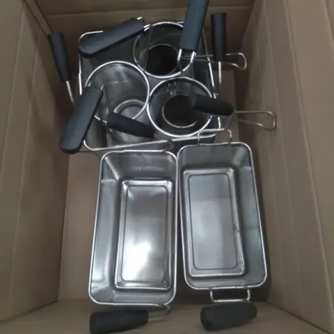 DESCO PASTA COOKER BASKETS - GN 2/3 WITH TWO HANDLES