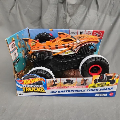 HOT WHEELS MONSTER TRUCKS - HW UNSTOPPABLE TIGER SHARK