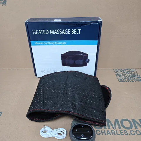 HEATED MASSAGE BELT – MUSCLE SOOTHING MASSAGER (USB CABLE INCLUDED)