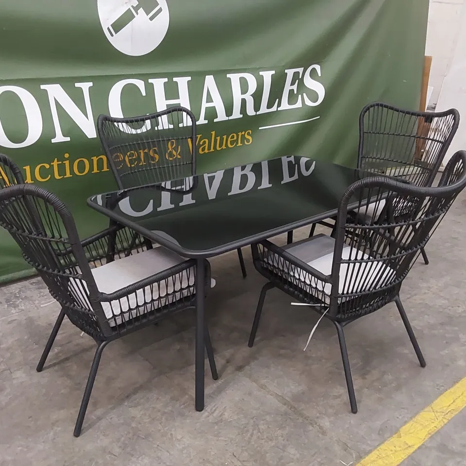 BRAND NEW BOXED ARIZONA PATIO DINING SET - 5 PIECE (2 BOXES) RRP £550