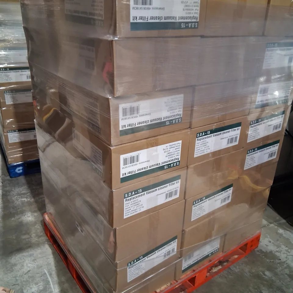 PALLET OF APPROXIMATELY 48 BOXES OF  14 BRAND NEW BOXED  GOBLIN REPLACEMENT FILTER KITS FOR GCV404W-21