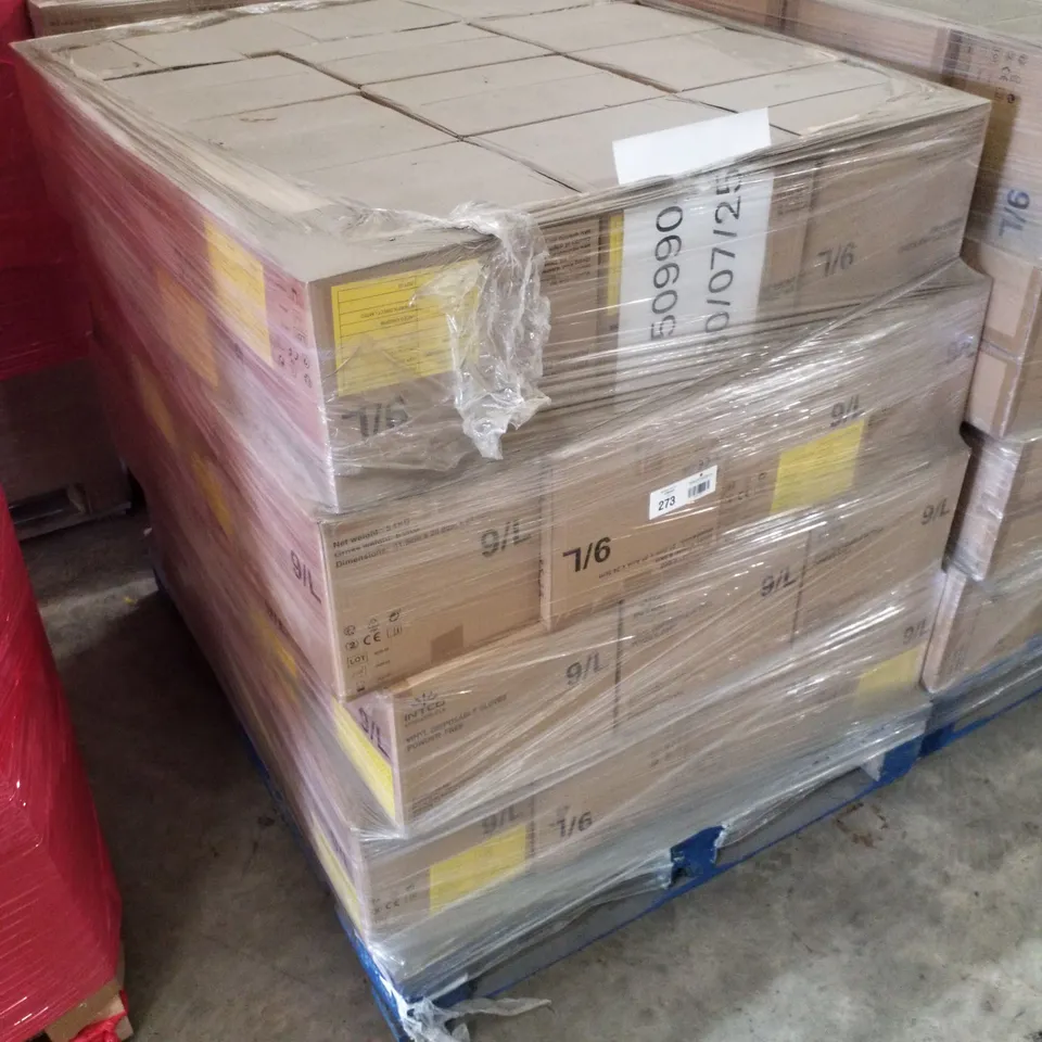 PALLET CONTAINING APPROXIMATELY 520 INTCO VINYL GLOVES 100PK LARGE