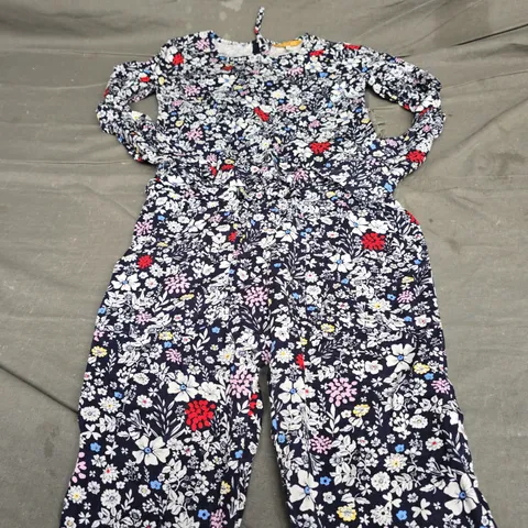 JOULES KIDS FLORAL JUMPSUT - SIZE 9/10 YEARS