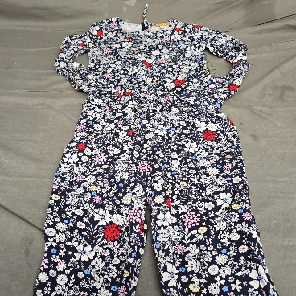 JOULES KIDS FLORAL JUMPSUT - SIZE 9/10 YEARS