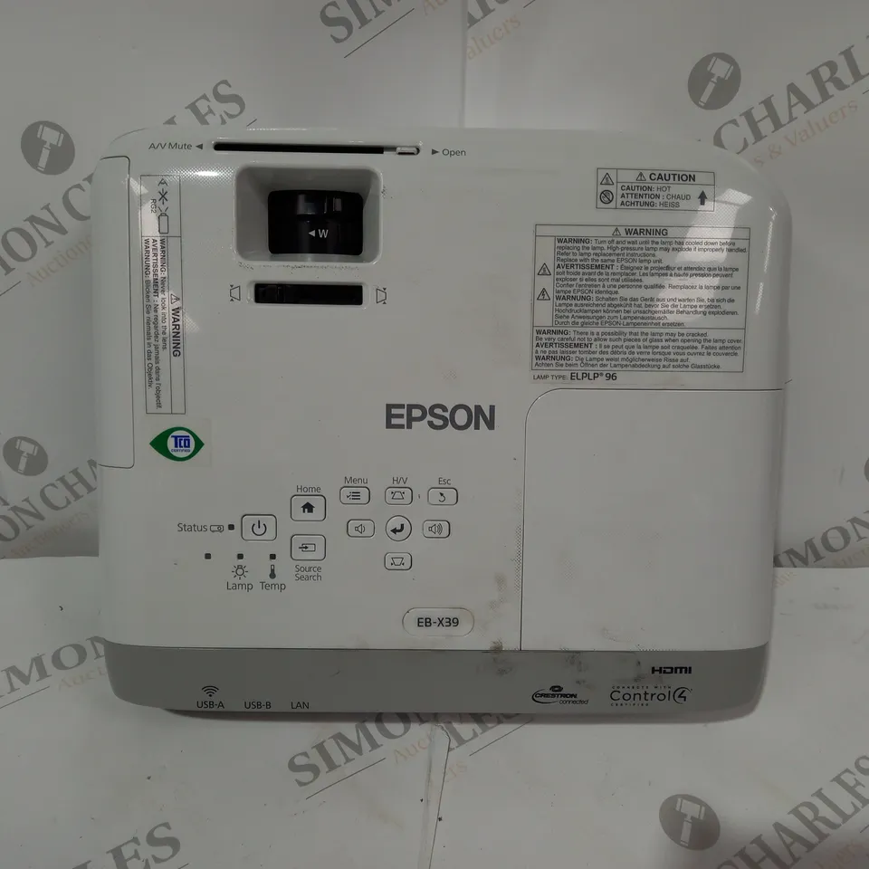 EPSON EB-X39 DESKTOP LCD PROJECTOR