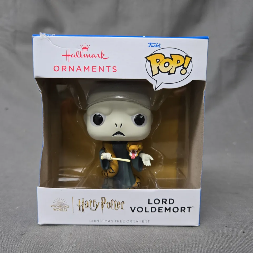 BOXED FUNKO POP HALLMARK ORNAMENTS HARRY POTTER - LORD VOLDEMORT