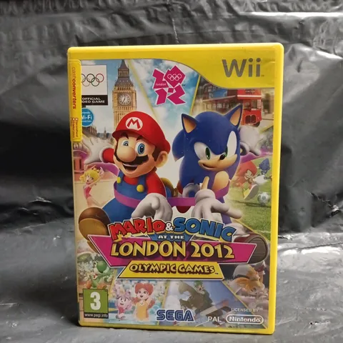 MARIO & SONIC AT THE LONDON 2012 OLYMPIC GAMES NINTENDO WII VIDEO GAME