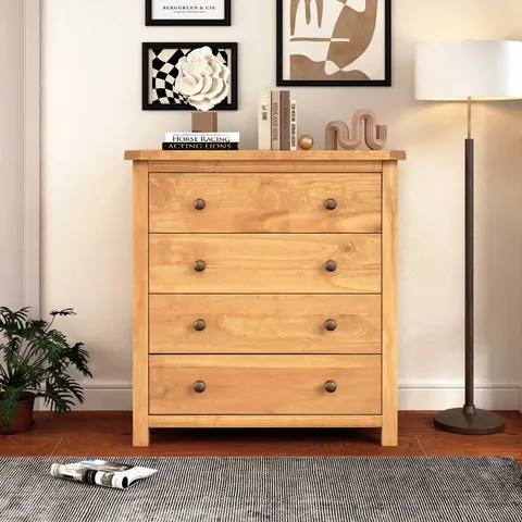BOXED AUDREY 4 DRAWER CHEST OF DRAWERS