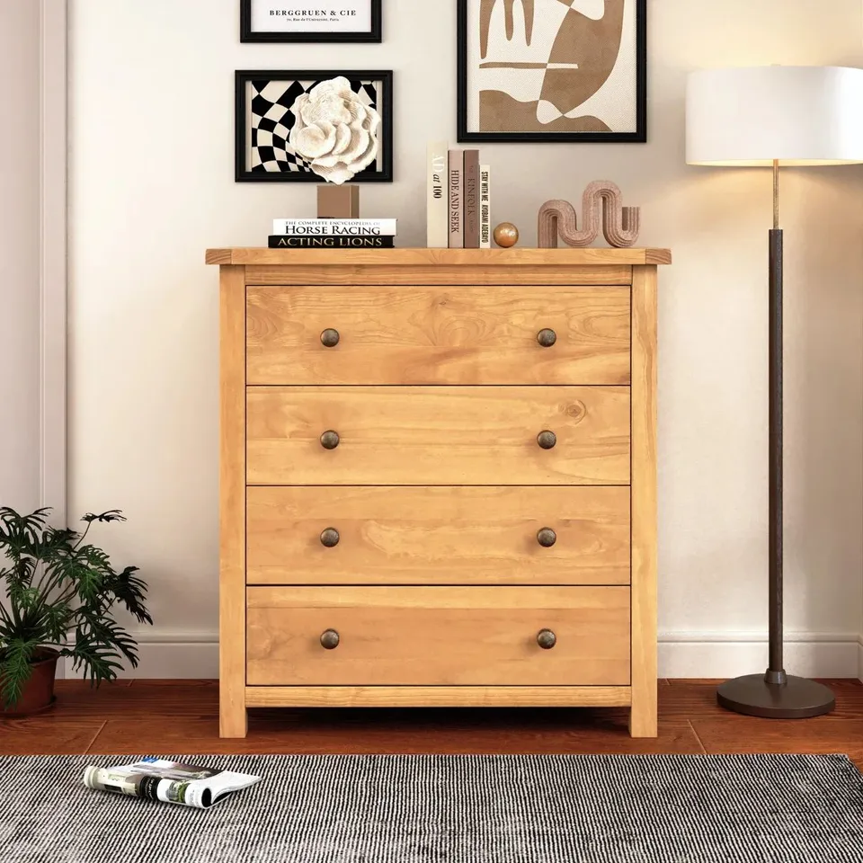 BOXED AUDREY 4 DRAWER CHEST OF DRAWERS