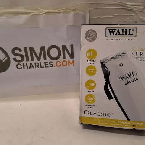 WAHL CLASSIC CLIPPER – PROFESSIONAL CORDED HAIR CLIPPER (BOXED)