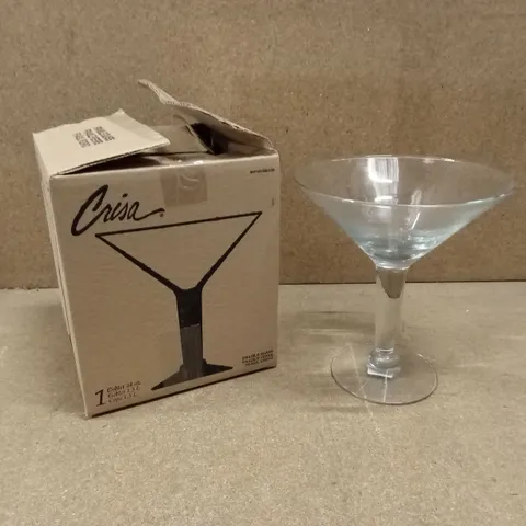 BOXED OF APPROXIMATELY 6 x CRISA 1.3L GOBLET DRINKING GLASSES