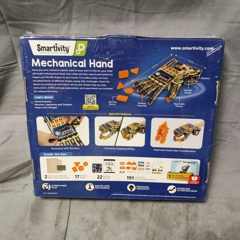 SEALED SMARTIVITY MECHANICAL HAND STEM TOY KIT