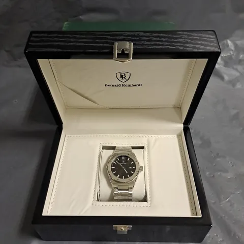 MENS BERNARD REINHARDT WATCH - 316L STAINLESS STEEL CASE & STRAP – SWISS MOVEMENT – SAPPHIRE GLASS - 5 ATM WATER RESISTANT