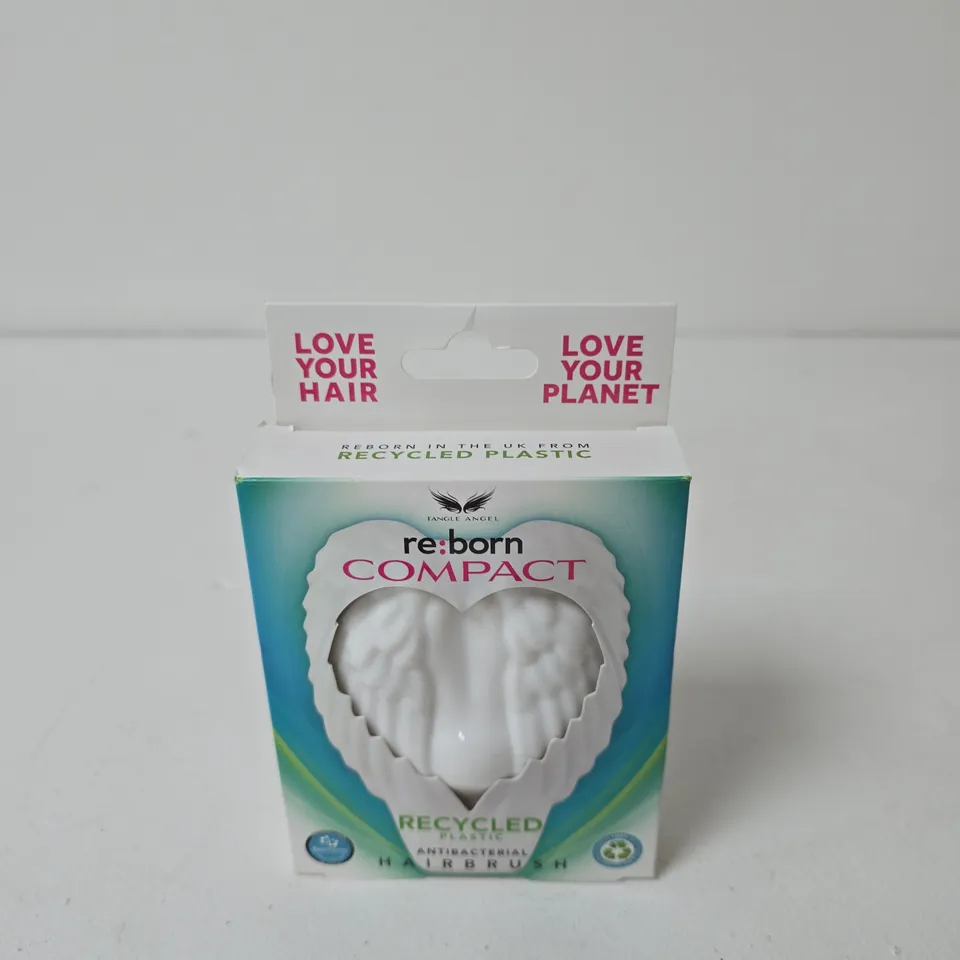 BOX OF APPROXIMATELY 30 X REBORN COMPACT ANTIBACTERIAL HAIRBRUSH 