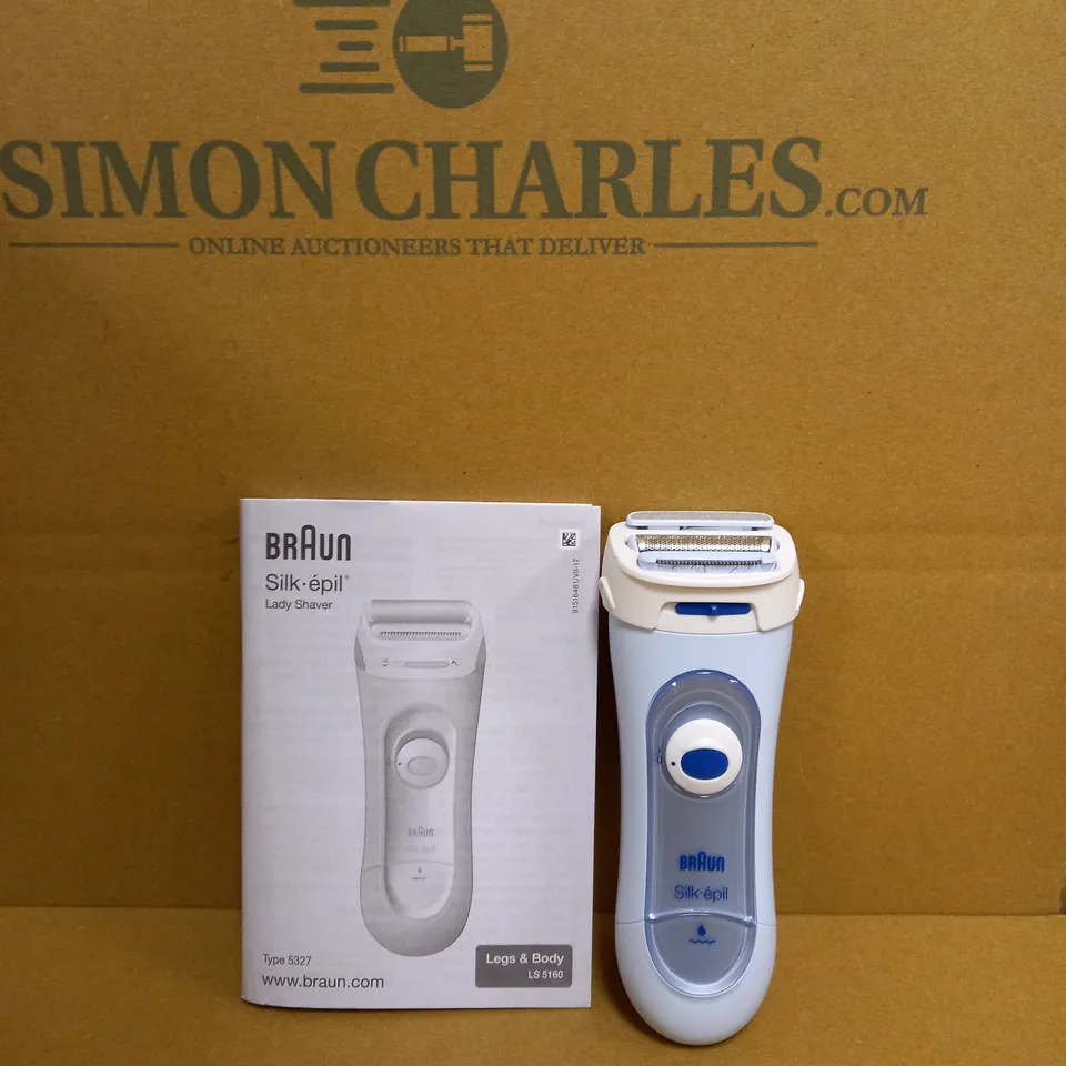 BRAUN SILK LADY SHAVER WET & DRY LS 5160