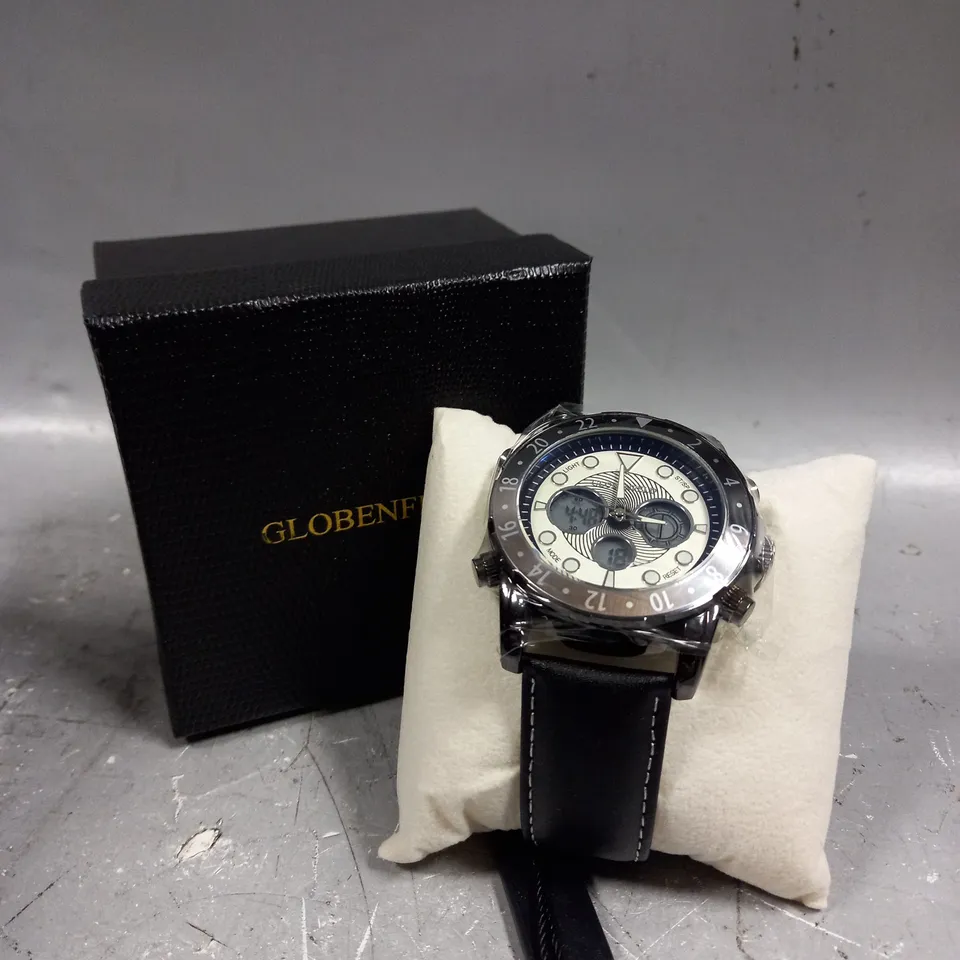 GLOBENFELD MIRAGE WHITE DIAL WATCH 