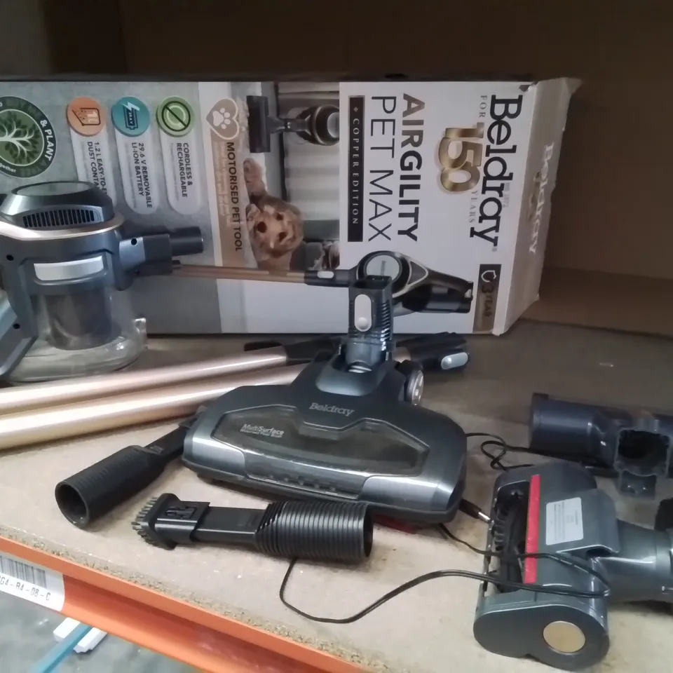 BELDRAY AIRGILITY PET CORDLESS VACUUM CLEANER 