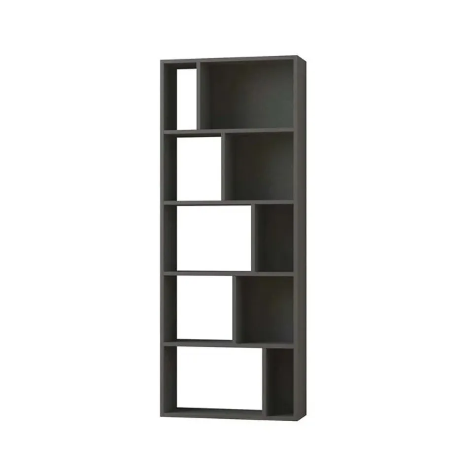 BRAND NEW BOXED ONDA MODERN BOOKCASE DISPLAY UNIT TALL 166CM - WHITE (2 BOXES)