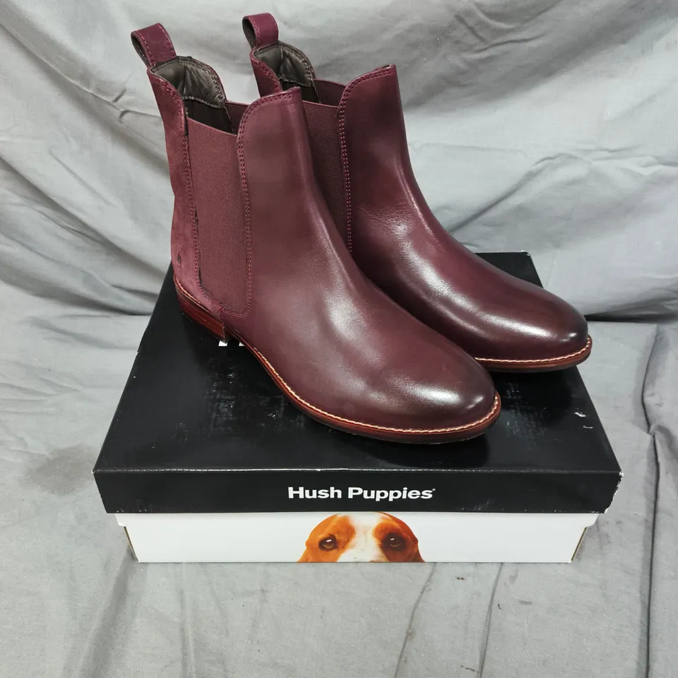 HUSH PUPPIES COLETTE BOOT – BORDO – WOMEN'S UK 6 