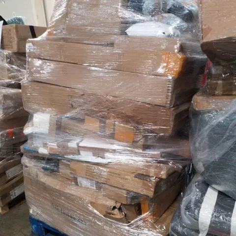 PALLET CONTAINING ASSORTED PRODUCTS INCLUDING PVC FLOORING, BALCONY POLE & TOILET SEAT