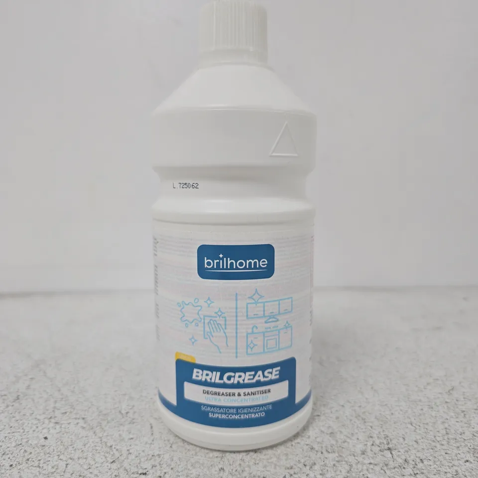 BRILHOME BRILGREASE DEGREASER & SANITISER – ULTRA CONCENTRATED