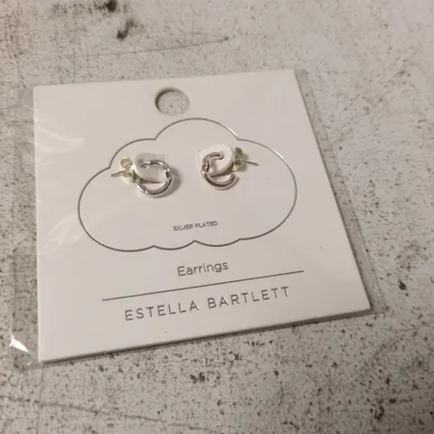 ESTELLA BARTLETT SILVER PLATED EARRINGS