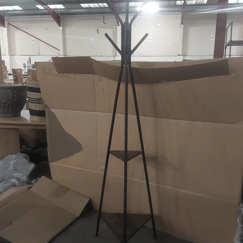 VASAGLE INDUSTRIAL COAT RACK WITH STAND
