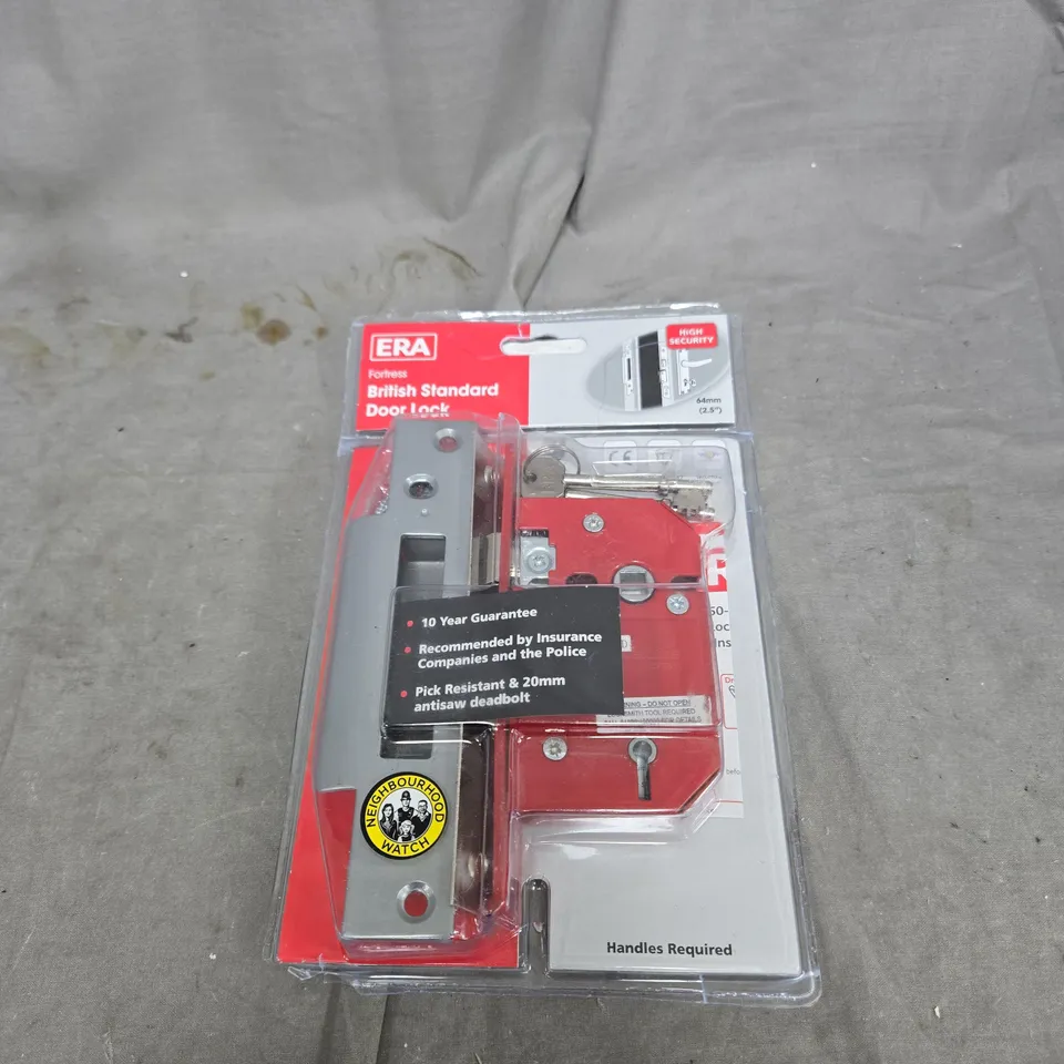 ERA FORTRESS BRITISH STANDARD DOOR LOCK – ORIGINAL PACKAGING