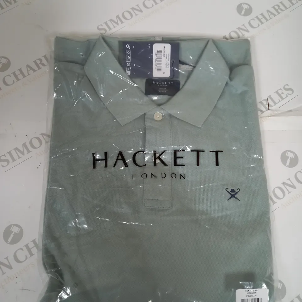 BAGGED HACKETT SLIM FIT POLO SHIRT SIZE XL