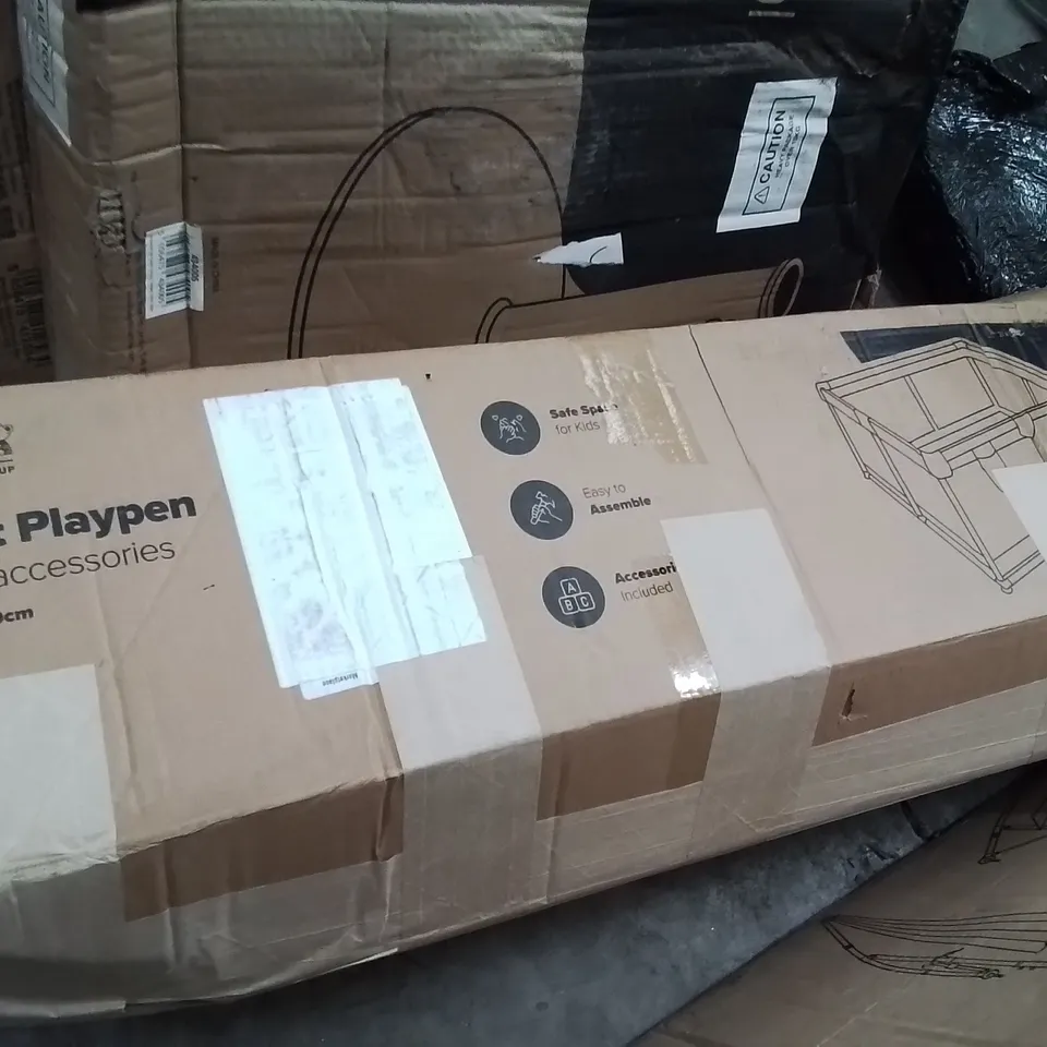 BOXED KIDOOLA FOLDABLE SOFT BABY/TODDLER PLAYPEN 