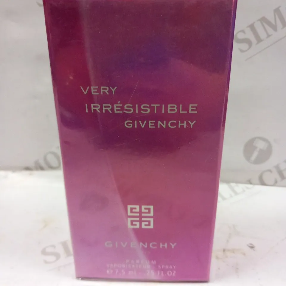BOXED AND SEALED GIVENCHY IRRESISTIBLE PARFUM VAPORISATEUR SPRAY 25 FL.OZ