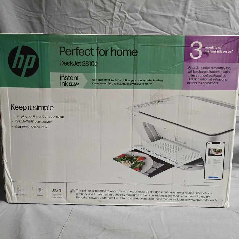 HP DESKJET 2810E ALL-IN-ONE PRINTER – BOXED