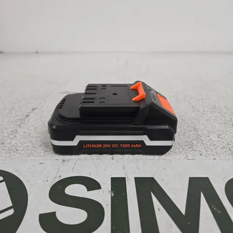 TERRATEK 20V LITHIUM BATTERY PACK 1500MAH – MODEL TTSB18-3