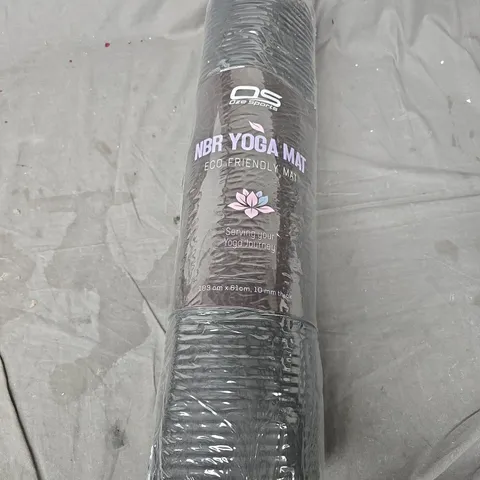 OZE SPORTS ECO FRIENDLY NBR YOGA MAT IN BLACK