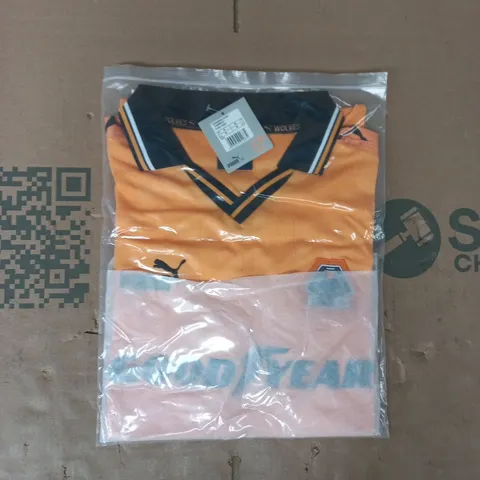 BAGGED PUMA RETRO WOLVERHAMPTON WANDERERS 1998-2000 FOOTBALL JERSEY SIZE MEDIUM