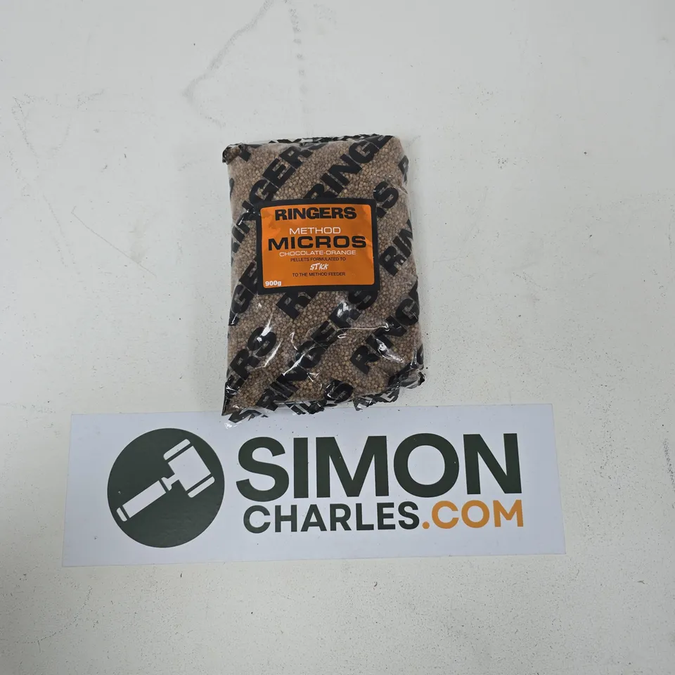 RINGERS METHOD MICROS 900G CHOCOLATE-ORANGE PELLETS – FISHING BAIT