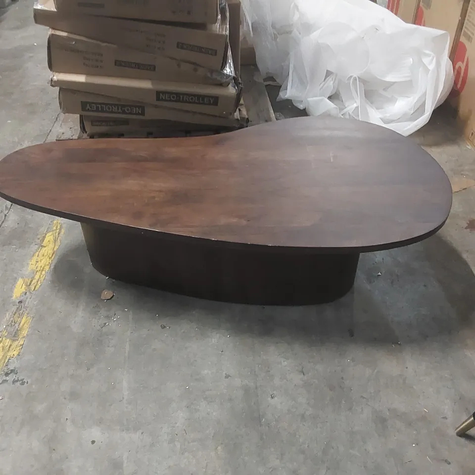 DANETTI BURLEIGH DARK MANGO WOOD COFFEE TABLE