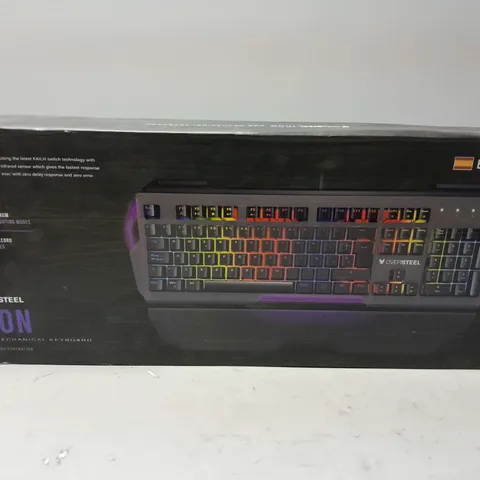 BOXED OVERSTEEL IRON RGB MECHANICAL KEYBOARD (SPANISH LAYOUT)
