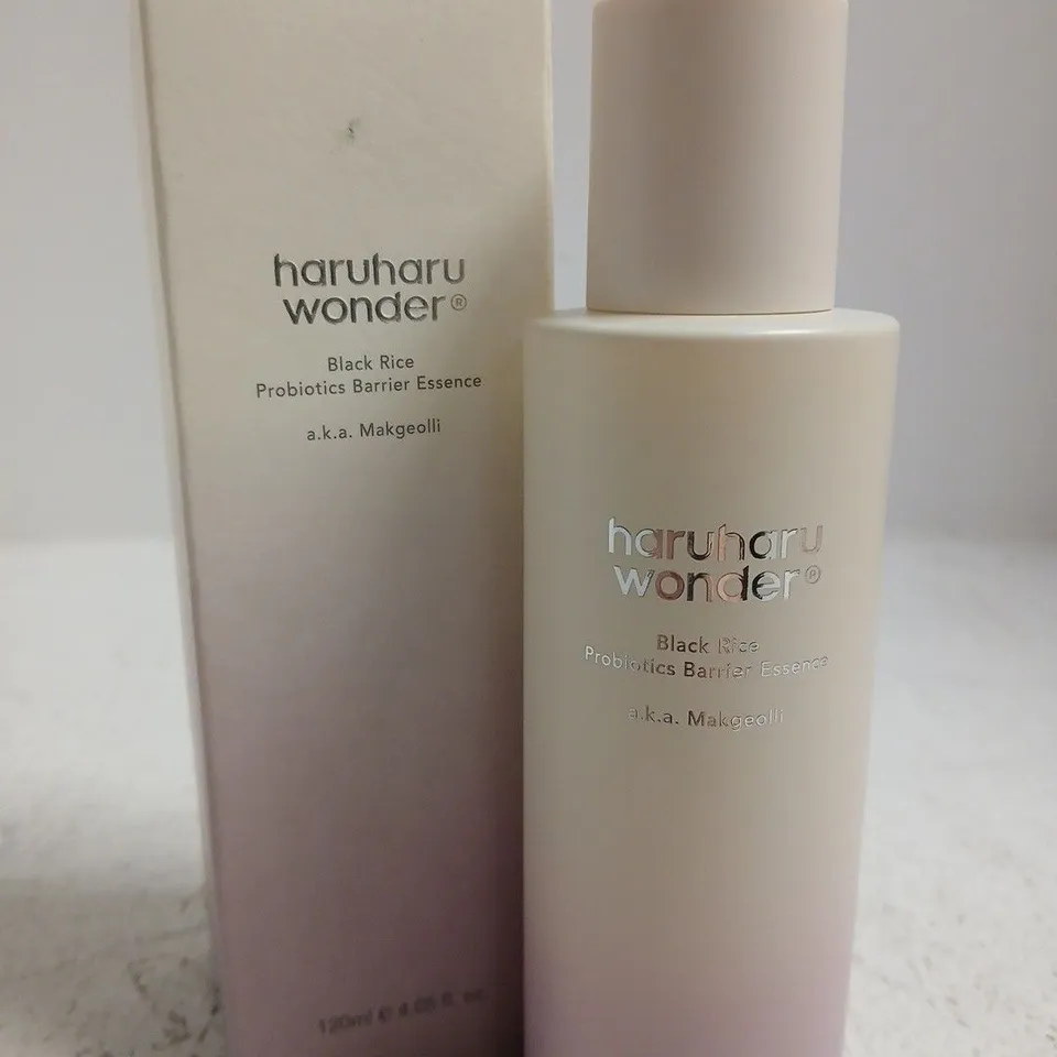 BOXED HARUHARU WONDER BLACK RICE PROBIOTICS BARRIER ESSENCE 120ML