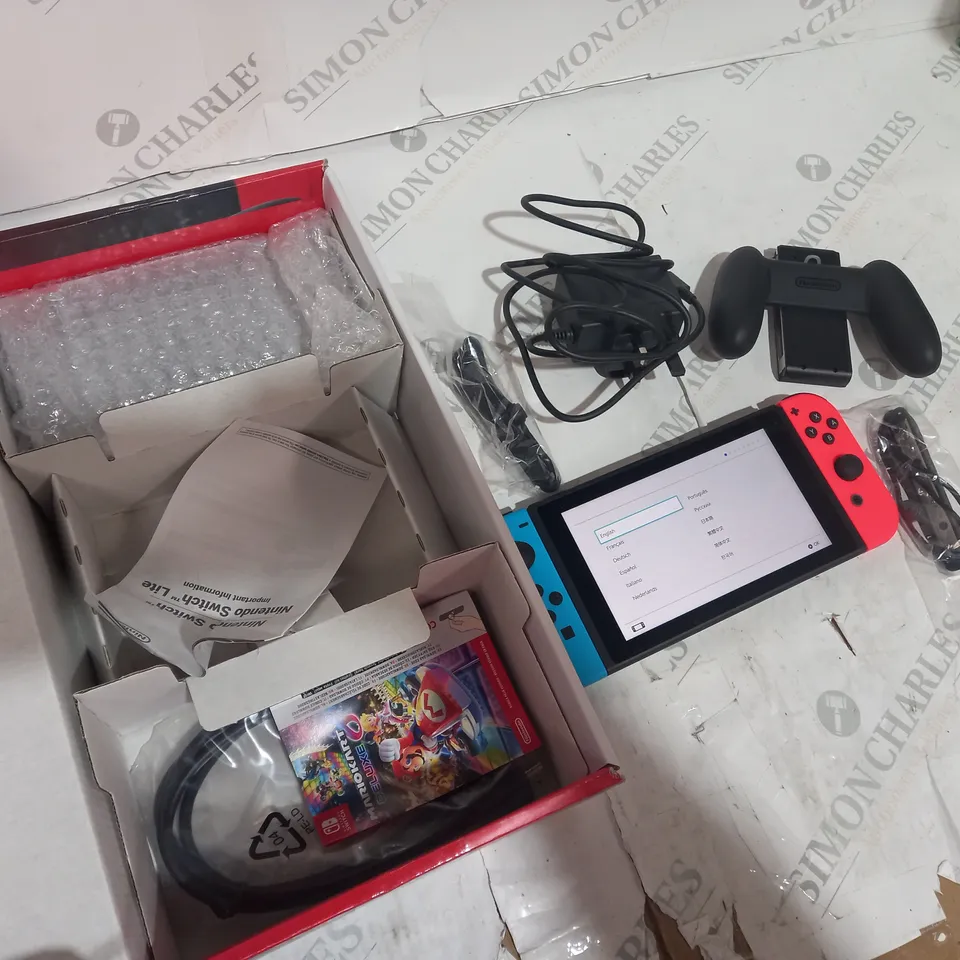 BOXED NINTENDO SWITCH GAMES CONSOLE 