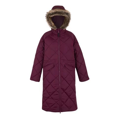 BRAND NEW REGATTA WOMENS FREYLA LONGLINE QUILTED PADDED JACKET IN FIG SIZE UK 24