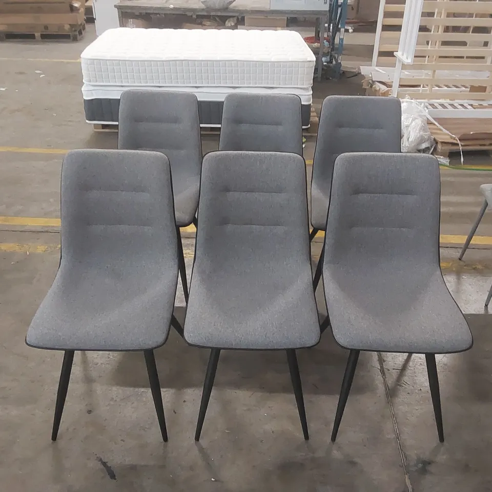 SET OF 6x BENEDICK KITSON TUFTED SIDE CHAIRS