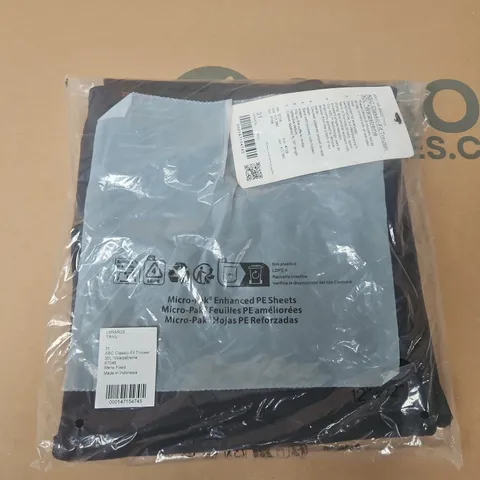 BAGGED LULULEMON ABC CLASSIC-FIT TROUSERS IN NAVY - 31W/30L