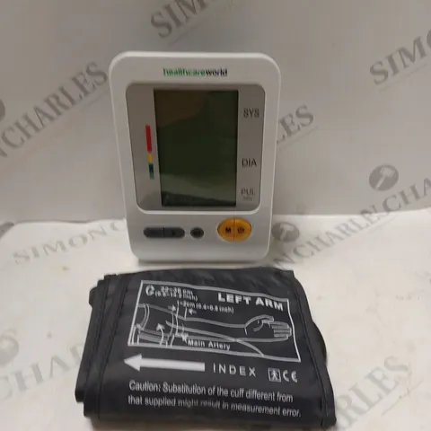 HEALTHCARE WORLD BLOOD PRESSURE MONITOR