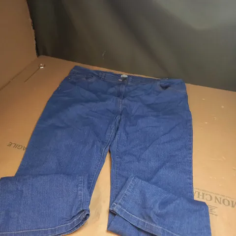 F&F WIDE LEG DENIM JEANS