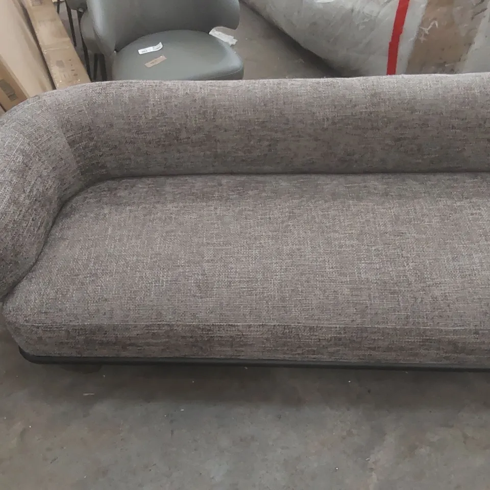 DANETTI FLORENCE RENCE MOCHA CHUNKY WEAVE 3 SEATER SOFA