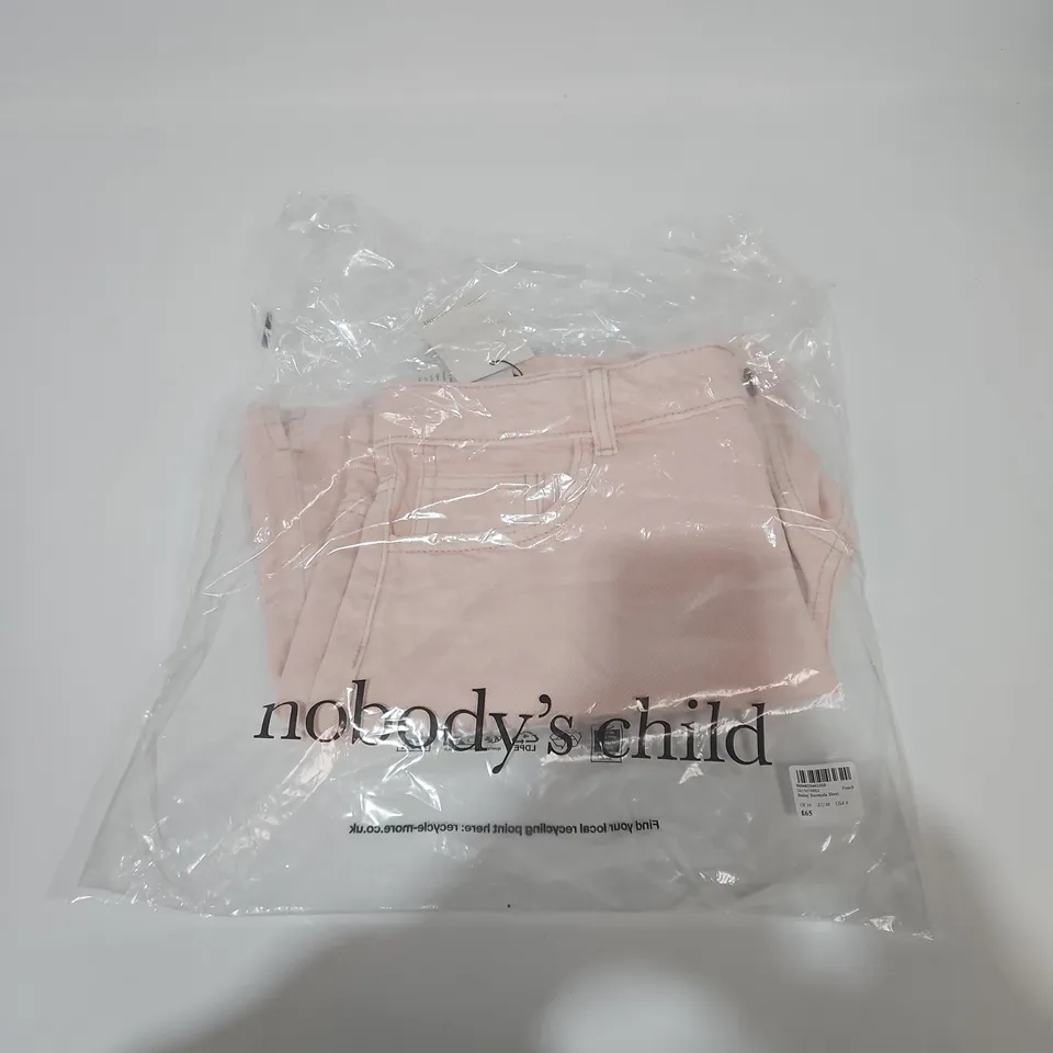 NOBODY'S CHILD BAILEY BERMUDA SHORT – PEACH, UK 10