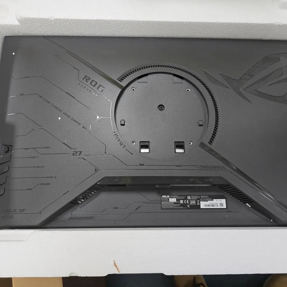 ASUS ROG 27-INCH GAMING MONITOR – BLACK (MODEL XG27UCS)